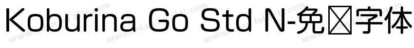 Koburina Go Std N字体转换